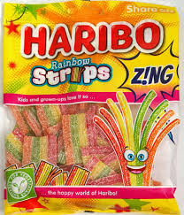 Find Many Great New Used Options And Get The Best Deals For Haribo Sour Rainbow Strips Vegan Halal Retro Kids Sweets Party 130 Haribo Retro Kids Retro Sweets