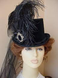 Pin By Debbi Hammond On Steampunk Style Victorian Hats Top Hats For Women Hats Vintage