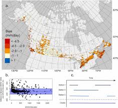 Bias correction of 20 years of IMERG satellite precipitation data over  Canada and Alaska