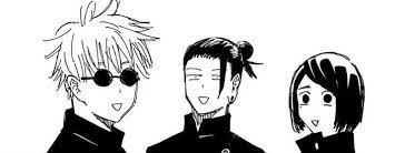 Gojo Satoru Getou Suguru Ieiri Shoko Jujutsu Manga Art Manga Icons