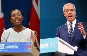 Reform and Tory Leaders Go Head to Head in Battle for UK Right - Bloomberg