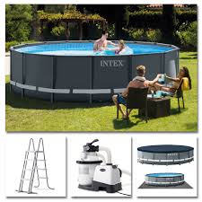 Intex Komplettset Ultra Xtr Frame Pool O 488x122cm Sandfilter Swimmingpool Frame Pool Rundpools Swimming Pools Freizeit Store