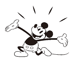 Download the mickey mouse, cartoon png mickey mouse face images png image format: Line Official Stickers Mickey Mouse Monochromatic Merriment Example With Gif Animation