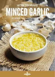 However, commercial jarred garlic usually have preservatives such as citric acid to give it a longer shelf life. How To Make Minced Garlic At Home Video Streetsmart Kitchen