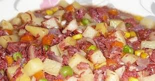 Pinoy Corned Beef With Mixed Vegetables See My Personalized Recipe 1 Canned Corn Beef 1 Can Of S Mixed Vegetables Easy Dinner Dishes Cooking Recipes