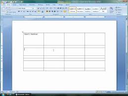 How To Use Tables In Microsoft Word 2007 Microsoft Word 2007 Word 2007 Microsoft Word