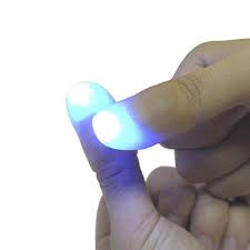 Lumiparty Magic Light Up Finger Magic Trick Led Finger Lamp Blue This Product Is Not Intended For Children Under 12 Years Old Novelty Lighting Aliexpress