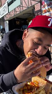 Me and lil bro alantic city boardwalk review @Lil LandonDT 🏖️🍔 watch till  the end for tacos🌮🌮 #fyp #food #mukbang #foodreview #funny #hungry #chill  #vibe #cheesesteak #delicious #atlanticcity