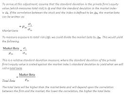 Standard deviation, is a measure of the spread of a series or the distance from the standard. Diversification Valuation Amp Total Beta