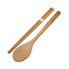 Bamboo Wood Spoon And Chopsticks Korea Tradition Style Korean Chinese Tableware Wood Spoon Tableware Japanese Bamboo