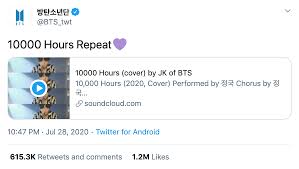 When you're drunk with your friends . Bts Jungkook Uploads Cover Of 10 000 Hours By Justin Bieber