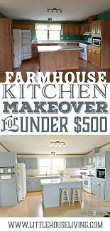 Farmhouse Style Kitchen Makeover For Under 500 Diy Kitchen Renovation Cheap Kitchen Remodel Kitchen Diy Makeover