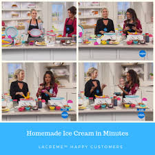Lacreme Magic Pan Ice Cream Maker Lacreme Easy Ice Cream Recipe Ice Cream Maker Recipes Ice Cream Mixture