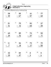 Related pages ►other subtraction worksheets | row subtraction worksheets. Free Math Printable 2 Digit Subtraction With Regrouping Worksheet 2nd Grade Math Worksheets 2nd Grade Math Subtraction With Regrouping Worksheets