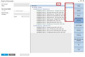 New Level For Chart Of Accounts In Sap Business One Sap