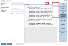 New Level For Chart Of Accounts In Sap Business One Sap