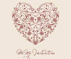 A color for the petals of flower 3. Floral Valentine Heart Vector Art Graphics Freevector Com