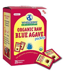 Wholesome Sweeteners Organic Raw Blue Agave 7 Gram Packets 35 Count Pack Of 3 Special Offer Ju Wholesome Sweeteners Blue Agave Nectar Organic Agave Nectar