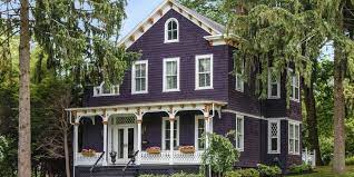Purple house design colour paint outside. Unusual Exterior Paint Color Combos That Actually Look Really Great Apartment Therapy