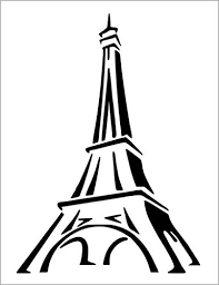 The eiffel tower is a metal tower in the center of paris, its most recognizable architectural landmark. Amazon Com Eiffel Tower 1 Paris France Landmark History 8 5 X 11 Stencil Sheet New S508 Handmade