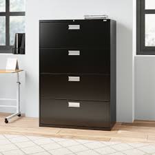While pressing in on the tabs, lift up on the front of the drawer. Hon Brigade 600 Series 4 Drawer Lateral Filing Cabinet Reviews Wayfair