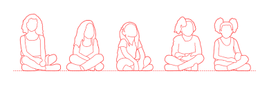 Sitting Criss Cross Applesauce Kids Front Dimensions Drawings Dimensions Com A person's entire body changes when they sit cross legged. sitting criss cross applesauce kids