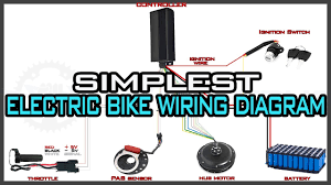 48v electric scooter wiring diagram and amazon: Simplest Electric Bike Wiring Diagram Youtube