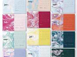 2021 Desk Calendar With Holder Abstract Calendar With Wooden Etsy In 2020 Calendar Design Desk Calendar Design Desk Calendars