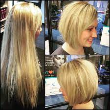 Summer Hair Makeover By Jess Hair Haircut Hairstyle Haircolor Blonde Bob Shorthair Blondie Lob Su Long To Short Hair Hair Makeover Short Hair Styles