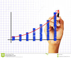 Drawing A Chart Stock Image Image Of Growth Sketching