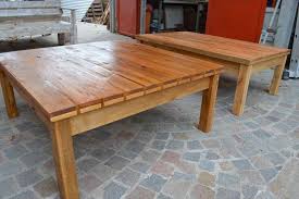 Repurposed pallet outdoor coffee table: Diy Low Square Pallet Coffee Tables