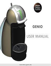 First one (a different model) had a water plumbing issue and now this it is simple to use instructions, i also like their modern range of looks. Nescafe Dolce Gusto Genio Pod Coffee Machine Krups Dolce Gusto Genio S Pod Wht Instruction Manual Manualzz