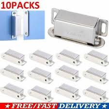 These handy magnetic latches are an affordable option for keeping cabinets tightly closed and secure. 10pack Steel Magnetic Door Catches Kitchen Cupboard Wardrobe Cabinet Latch Catch Ebay