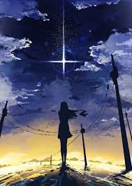 Image result for images girl looks at star silhouette