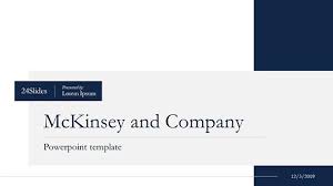 There is often more thought, more strategy, and more. Mckinsey Powerpoint Presentation Template Free Powerpoint Template