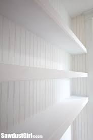 Concealed or visible, decorative or standard, shelf supports are an important choice to make according to several criteria: Long Floating Shelves Closet Shelves Sawdust Girl