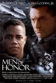 MEN OF HONOR Movie POSTER 27x40 Cuba Gooding Jr. Robert De Niro Charlize  Theron