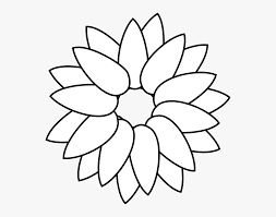 Easy pencil drawings are achievable, if you break it down, into the two main components, of making a good pencil drawing, these are the construction or outline and the easy pencil drawings, can be achieved, it dose not have to be difficult because you can trace outlines and get them right every time. Sunflower Vector Outline Easy Drawing Of Sunflower Hd Png Download Transparent Png Image Pngitem