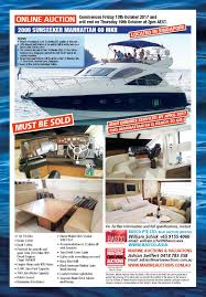 2009 Sunseeker Manhattan 60 Mkii Boat Auctions Auction Marine
