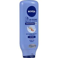Nivea In Shower Smoothing Body Lotion 13 5 Fl Oz Walmart Com In 2020 Dry Skin Body Lotion Lotion For Dry Skin Body Lotion