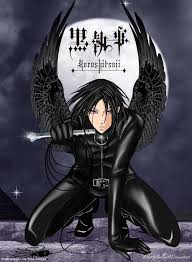 Anime Black Butler Sebastian Demon Form Sebastian Michaelis True Form Mangas Dibujos Sebastian Michaelis