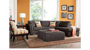 Trendy living room curtains orange light fixtures 25+ ideas #livingroom. Orange Gray Living Room Furniture And Decorating Ideas