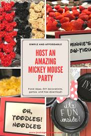 Party favors for a mickey and minnie birthday party are sure to be a blast putting together. How To Host An Amazing Mickey Mouse Party On A Budget Jessicagoodpaster Com