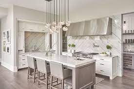 Wood Mode White Clean Lined Kitchen