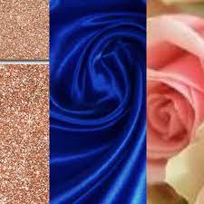 Touch device users, explore by touch or with swipe gestures. Color Scheme Cobalt Blue Rose Gold And Blush Wedding Color Schemes Blue Rose Gold Wedding Decor Cobalt Blue Weddings