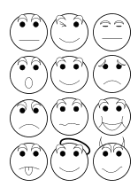 Smilies mit brille zum ausmalen : Malbilder Emojis Smileys Und Gesichter Ausdrucken