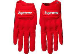 Supreme the north face studded nuptse jacket red. Supreme Fox Racing Bomber Lt Gloves Red Basement Hk