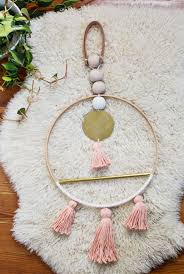 Get 40 macrame wall hanging patterns for free. Scandinavian Wall Art Diy A Beautiful Mess Boho Diy Christmas Decor Diy Handmade Wall Decor