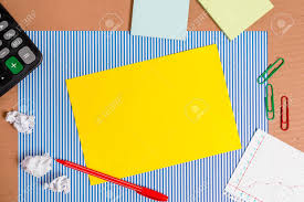 Striped Paperboard Notebook Cardboard Office Study Supplies Chart