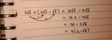 Sehingga kita bisa mendapatkan bentuk sederhana dari soal diatas, yaitu 4 √3. 5 Akar 2 Dikali Dalam Kurung 3 Akar 2 Kurang Akar 3 Tutup Kurung Brainly Co Id